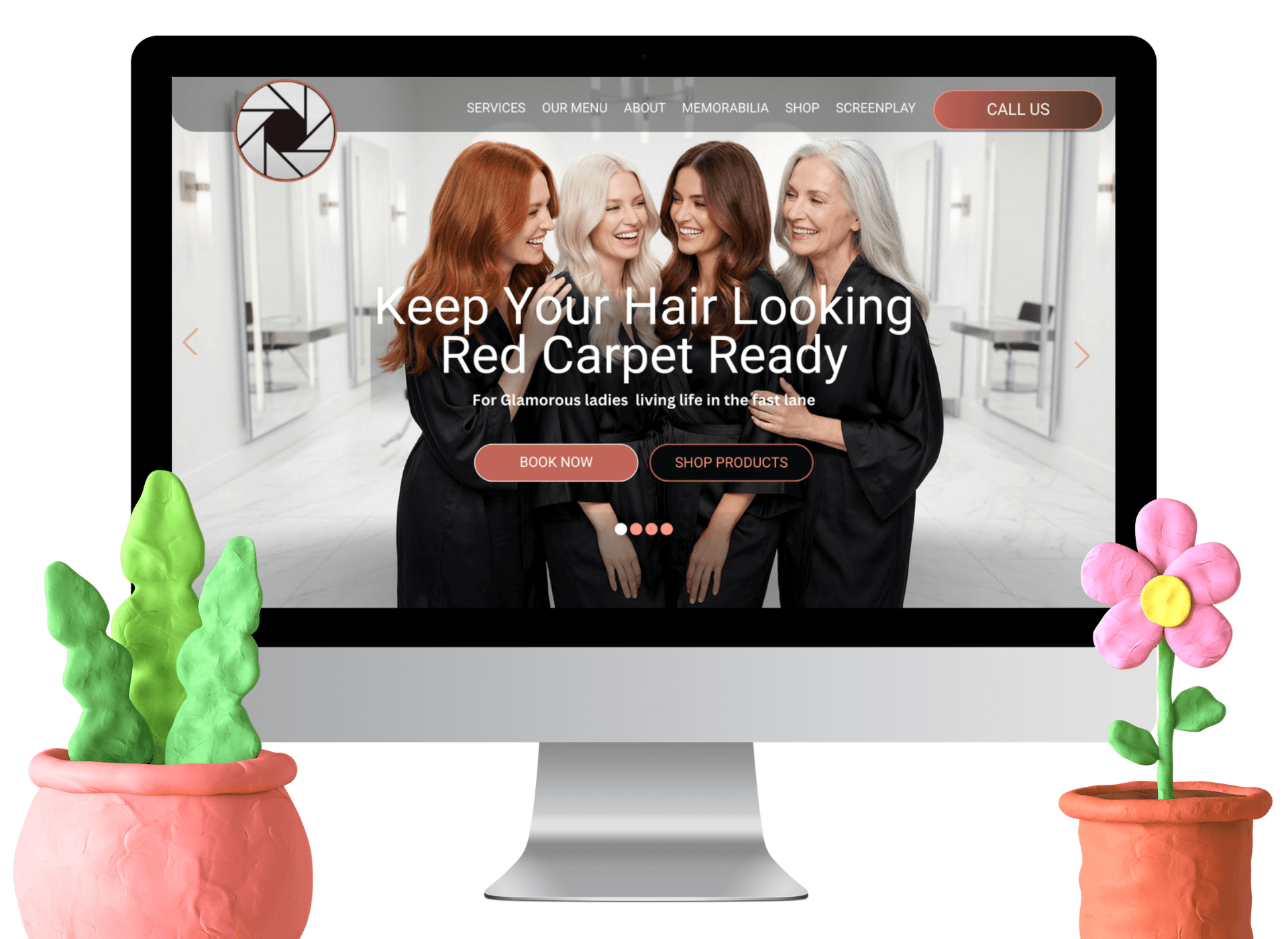 Hair Stylist Working